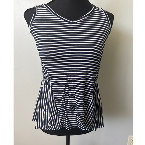 Top smanicato modcloth - top, blu