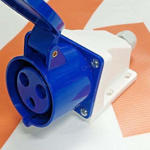 Presa amp pin 240v blu - presa,