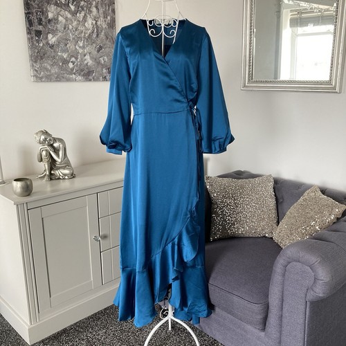 Abito midi blu - , acqua