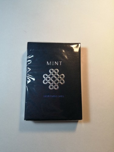 Mint blue playing - blue, cards