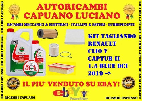 Kit tagliando renault - renault, clio