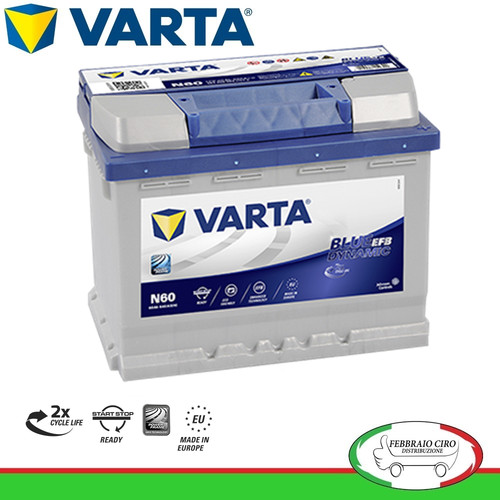 Batteria varta 60ah 12v blue - varta,